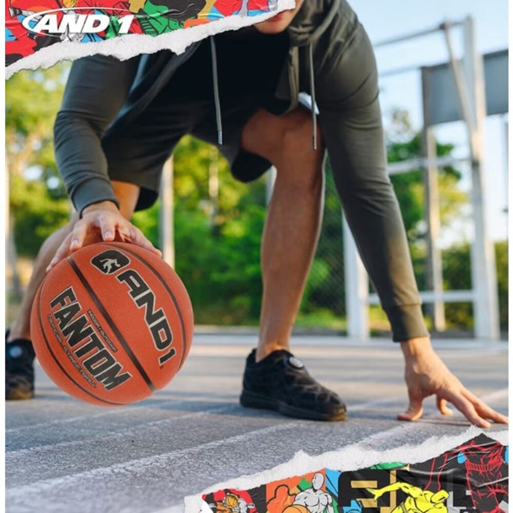 AND1 Fantom Rubber Official Size Streetball Basketball Indoor Outdoor